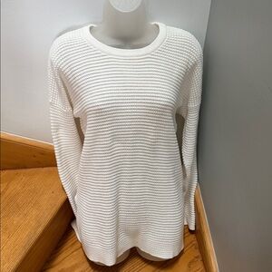 Michael Stars  Off-White Crewneck Sweater Anthro M